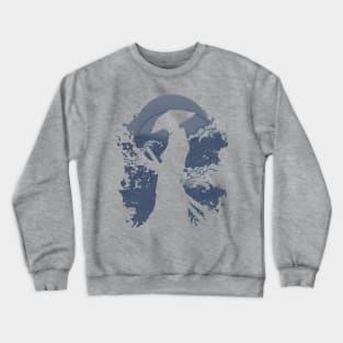 The only samurai in a boat and  life Crewneck Sweatshirt